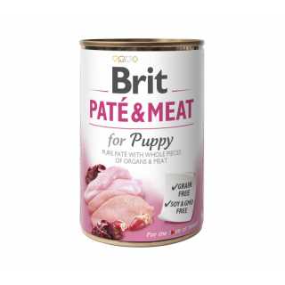 Brit Pate and Meat Grain-Free 400g Puppy Wet Food