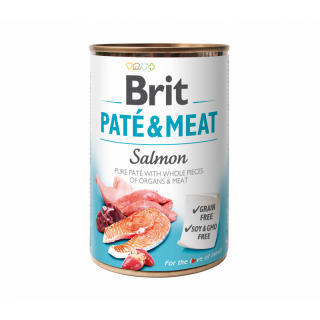 Brit Pate and Meat Salmon Grain-Free Dog Wet Food