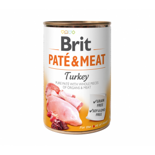 Brit Pate and Meat Grain-Free Turkey Dog Wet Food