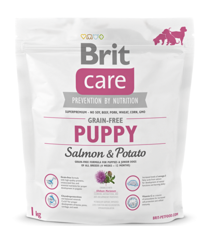 brit care salmon puppy