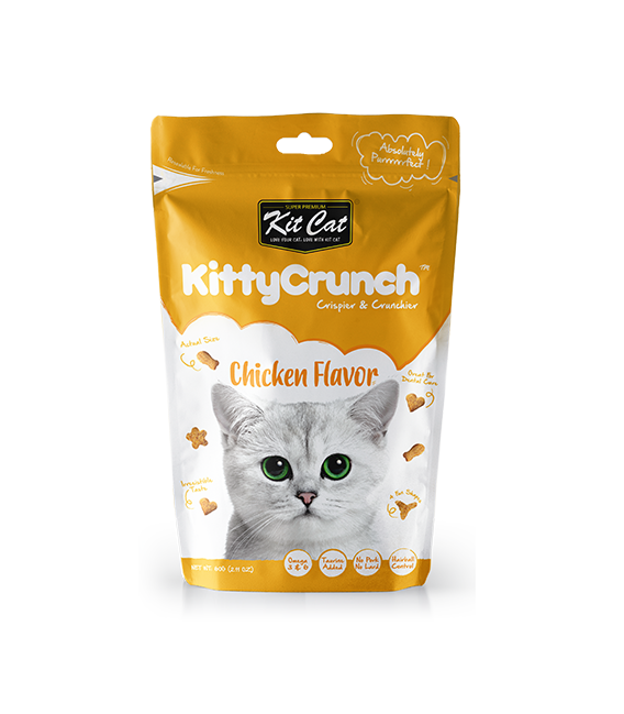 Kit Cat Kitty Crunch Chicken Flavor 60g Cat Treats